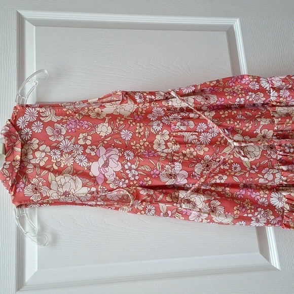 Y women's B-O-G Collective floral button front sleeveless dress size M - Picture 4 of 5